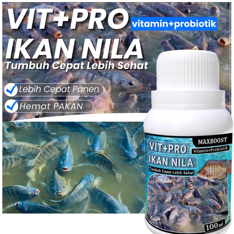 Product Introduction of VIT+PRO Ikan Nila Vitamin Ikan Nila, Cepat Besar, Penambah Napsu Makan, Anti Parasit, Panen Lebih Cepat 4