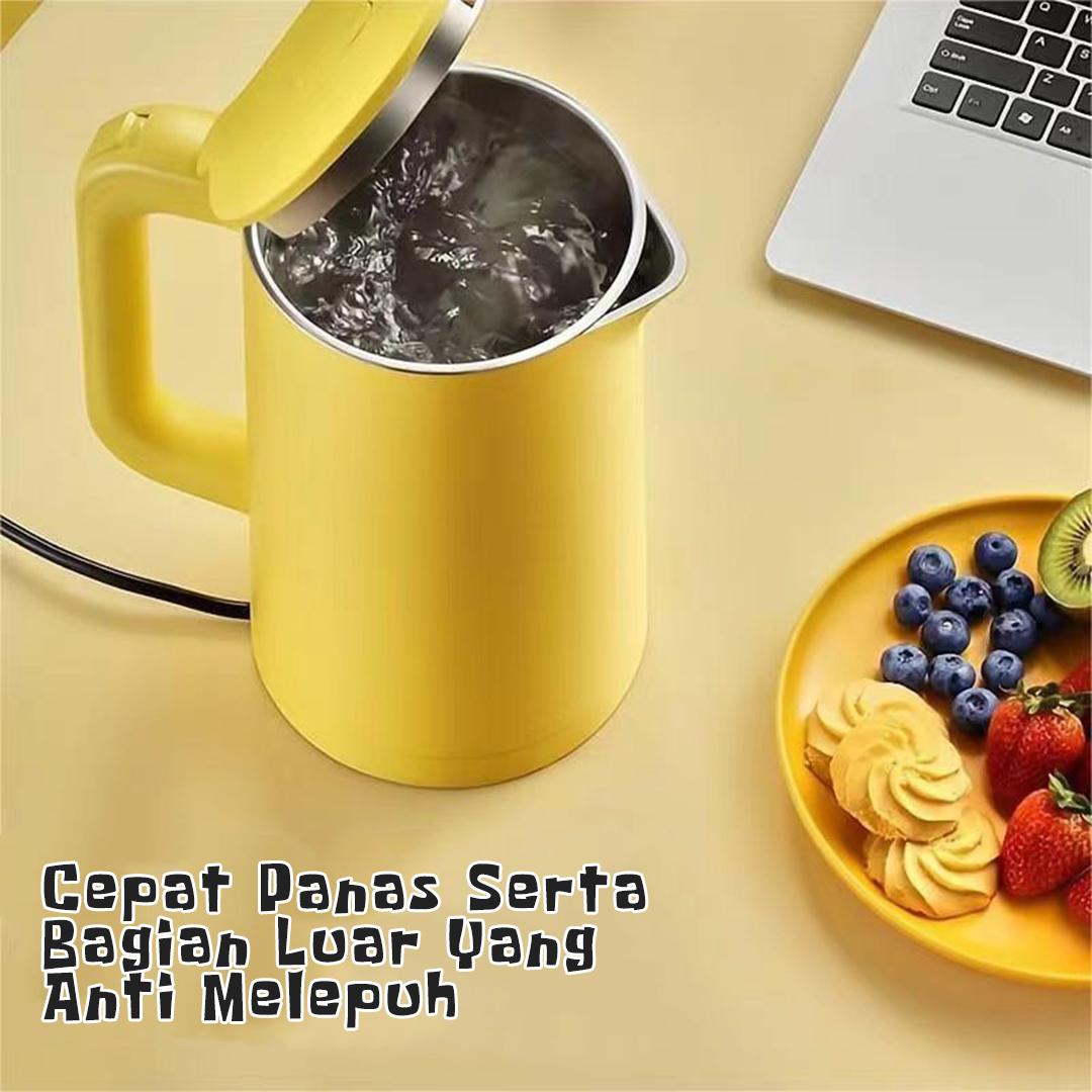 Termos Air Panas Teko Listrik 600W 2,3L Pemanas Air Listrik Water Heater Kettle Listrik