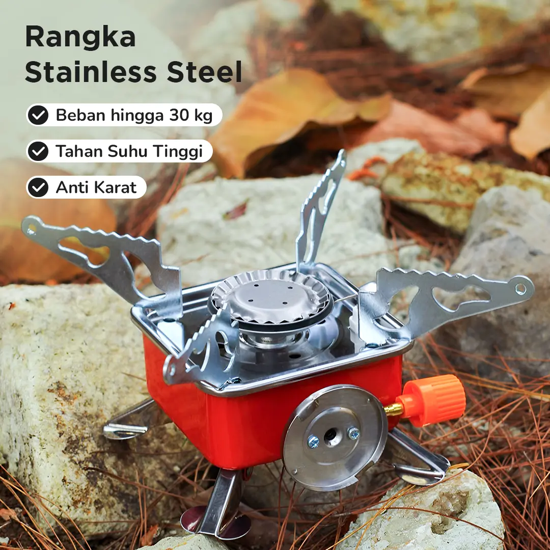 Kompor Camping Portable Lipat Mini Burner Piezo Outdoor Hiking Stove Kovar K-202