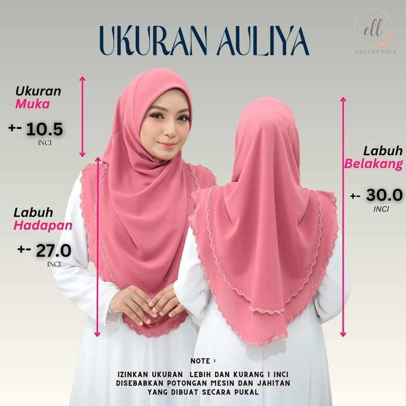 Product Introduction of Tudung Instant Auliya Instock 0