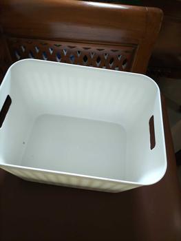 Product Review of FURNITUR88 Kotak Penyimpanan Plastik Serbaguna Keranjang Plastik Dengan Tutup Bahan Plastik Pilihan Warna Putih Biru Kuning from s**g m** 1