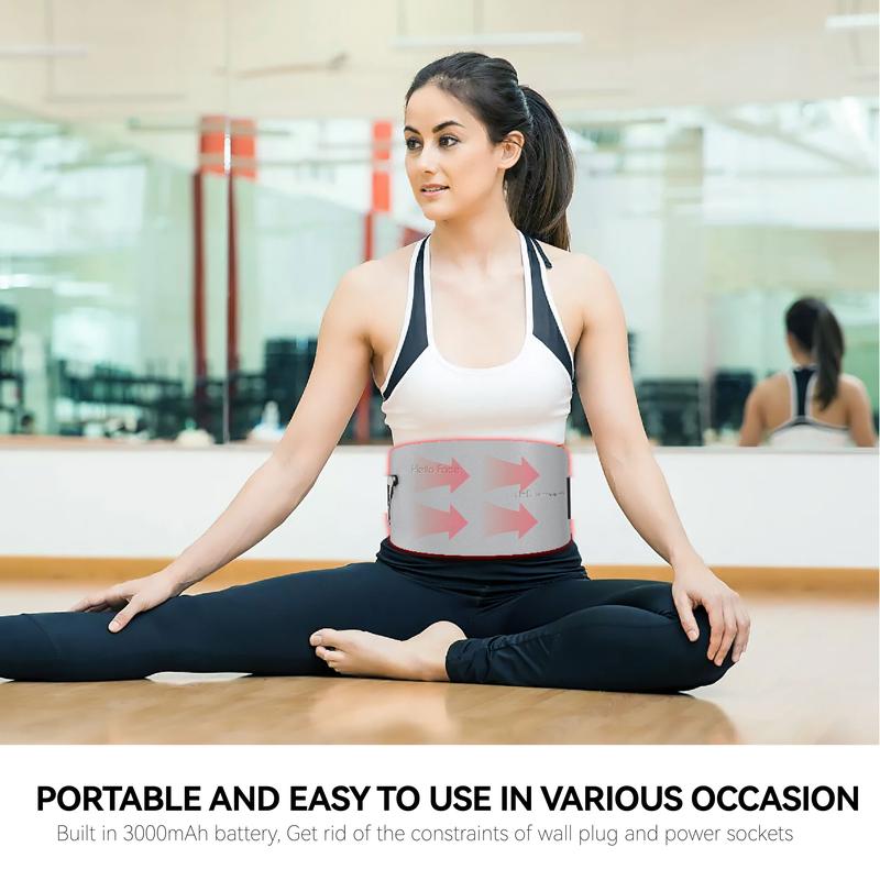 Product Introduction of Red Light Therapy Infrared Light Therapy Pad for Body Pain NIR Deep Therapy for Back Knee Hands Feet Relief Portable 660nm Home Heating Light Therapy Wrap Belt Gift for Women Men 2