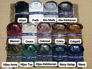 BISA COD GAMIS JUBAH PRIA AL HARAMAIN ORIGINAL PUTIH DAN HITAM DEWASA MUSLIM LENGAN NON MANSET