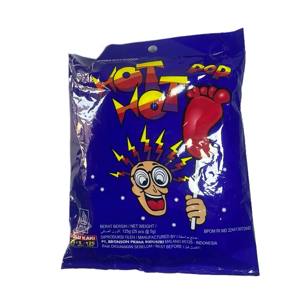 Permen Kaki hot hot pop Rasa Mangga Segar 25 pcs - Toples - Food, Gum, Candy, Snacks