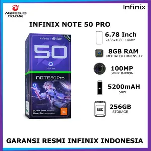INFINIX NOTE 50 PRO 8GB 256GB GARANSI RESMI INFINIX INDONESIA