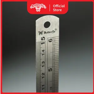 Penggaris Besi Butterfly 15 CM
