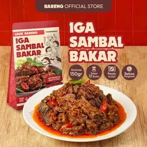 Lahap Bareng | Iga Sapi Sambal Bakar Pedas | Makanan Lauk Instant Ready to Eat, Real Food, Halal, Praktis & Tanpa Pengawet