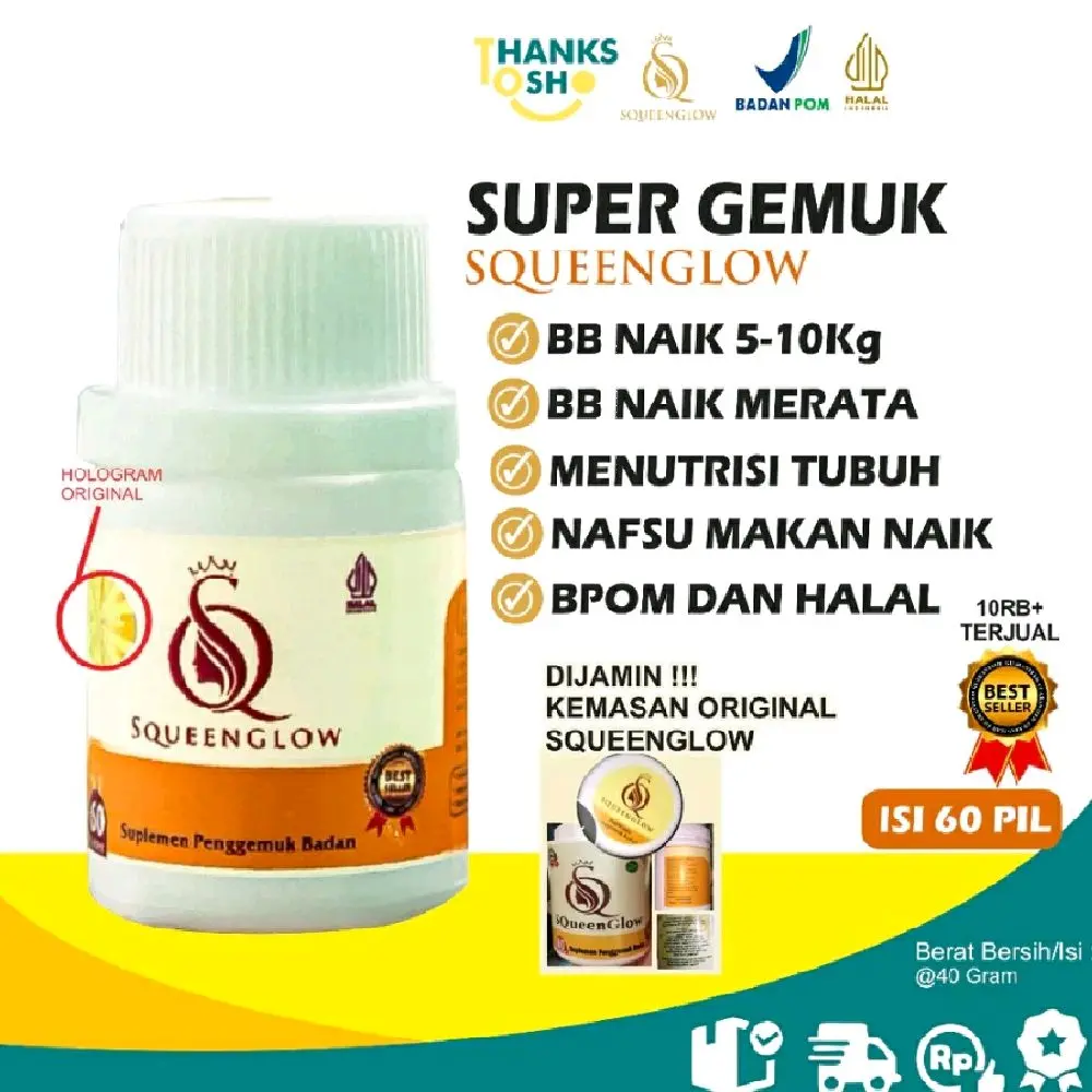 squeenglow bpom suplemen kesehatan. ORIGINAL 100%.,..!!