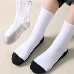 3 Pasang Kaos Kaki Sekolah PAUD TK SD Telapak Warna Cewek Cowok Fashion Tops Premium untuk Anak-anak