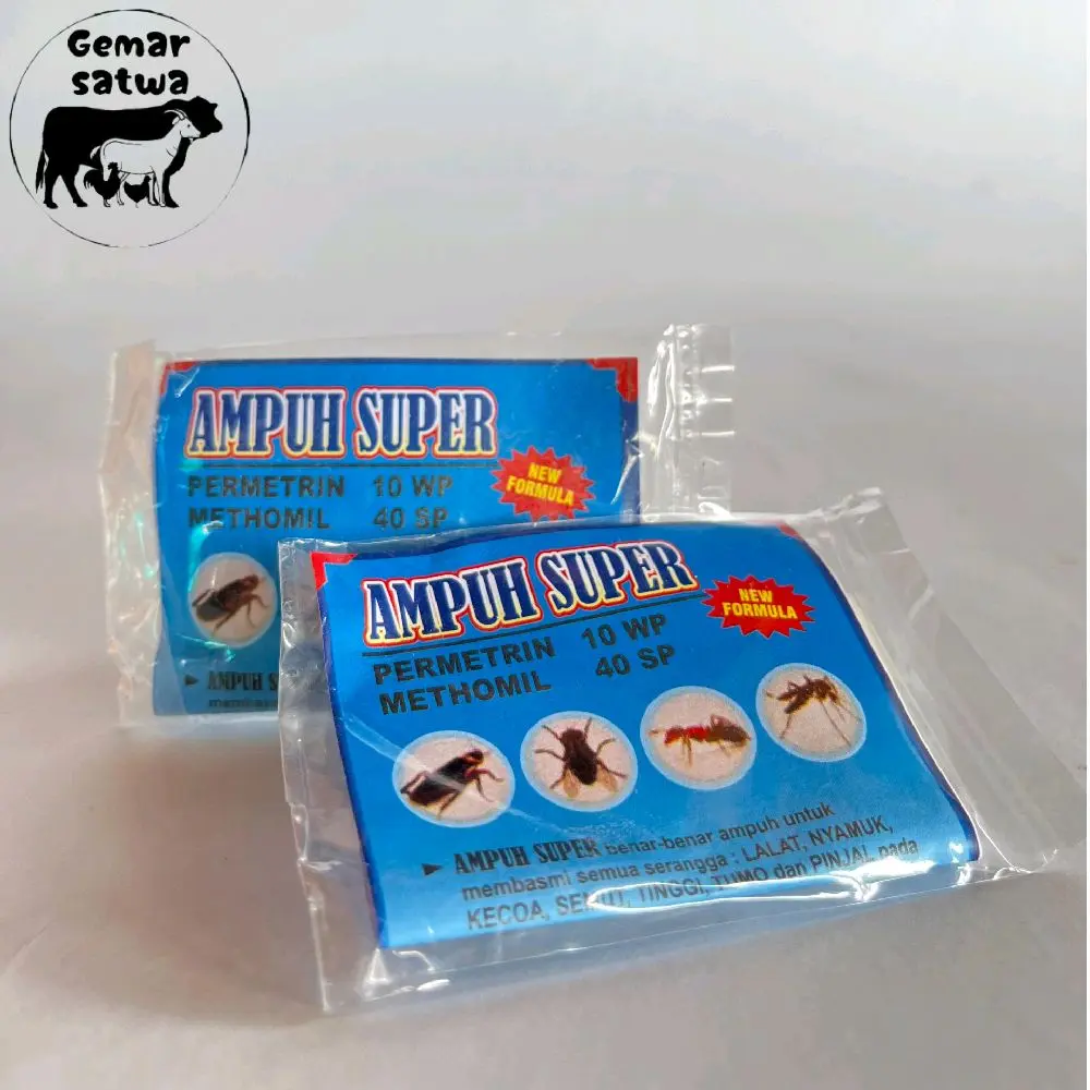 AMPUH SUPER Pembasmi Lalat dan serangga 1 pack isi 10 sachet