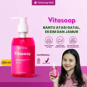 Tetulung Vitasoap Body Wash |  Sabun Mandi Cair bantu Meredakan rasa gatal