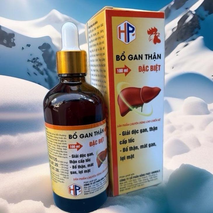 Bổ Gan Thận Cao Cấp dùng cho gà giải độc gan thận tăng lực cho gà cho gà chế độ tuần 2 lần dùng định kì hằng tuần pha nước hoặc nhỏ trực tiếp