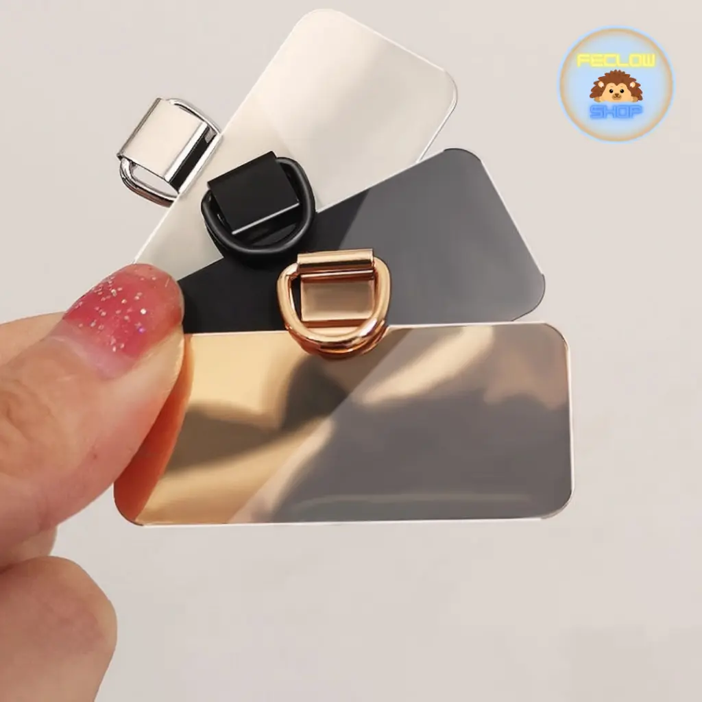 Klip Ponsel Konektor Lentur Baja Tahan Karat, Penghubung Tali Ponsel Anti Hilang, Casing Ponsel Universal Aksesoris Besi