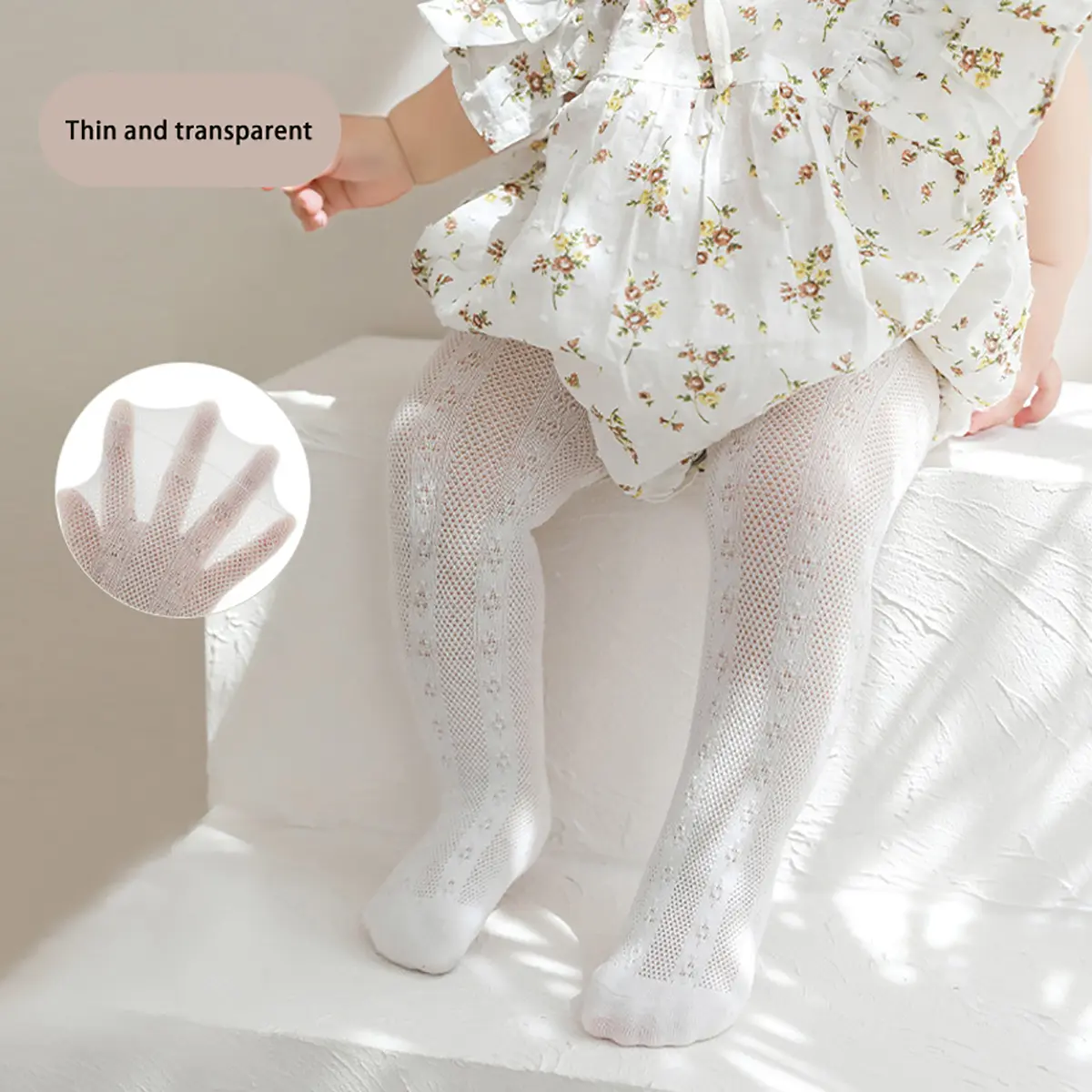 New Baby Mesh Body-Stocking Leggings Socks Summer Newborn Toddler Mosquito Proof Long Sock For Girls Cotton Boneless Socks 0-8Y