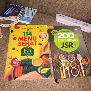 Paket2 Buku 200 Resep Sehat JSR -  114 Menu Sehat By dr. Zaidul Akbar