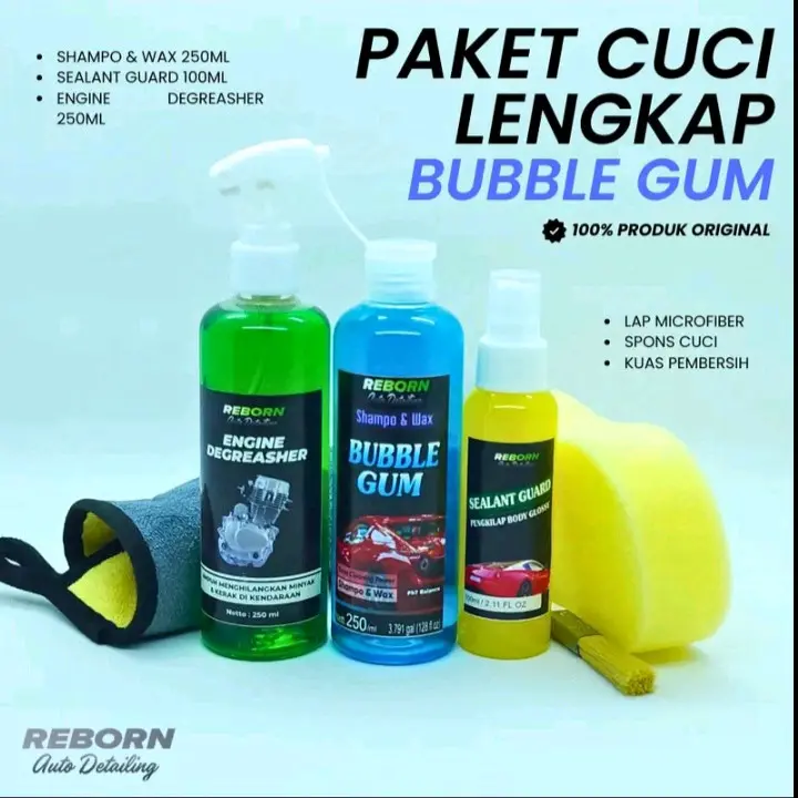 paket perawatan mobil dan motor 3 item Car