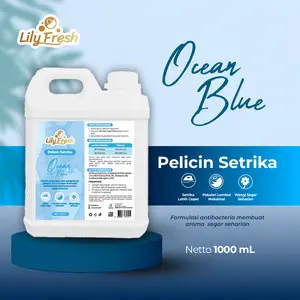 Pelicin Setrika Ocean Blue Lily Fresh Pewangi Pakaian Laundry 1 Liter
