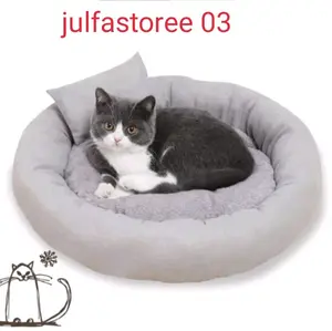 kasur kucing/anjing bulat alas tidur kucing/musang,kelinci bulat murah