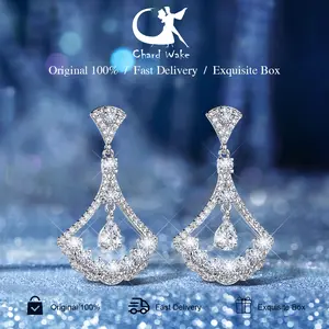 Chard Wake Cincin Anting Wanita Berlian Korea Elegan Perhiasan Cewek Original Anti Pudar COD  CWE014-Silver