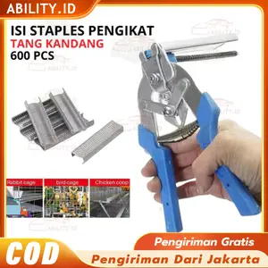 Tang Kandang Serbaguna! (Bonus 600 Paku M). Untuk Kandang Ayam, Burung, Kelinci, Kucing, Anjing. Juga untuk Pagar Kawat & Jaring Kebun. Satu Alat Banyak Fungsi!
