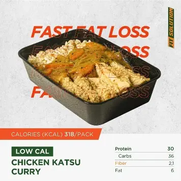 FAST FAT LOSS (9 Meals) *Under 300kcal/pack Low Calories Healthy Prep Meal Catering 8