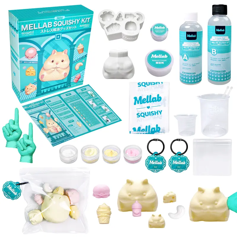 MELLAB スクイーズ作りキット、初心者向けオールインワンセット MELLAB スクイーズ作りキット、初心者向けオールインワンセット