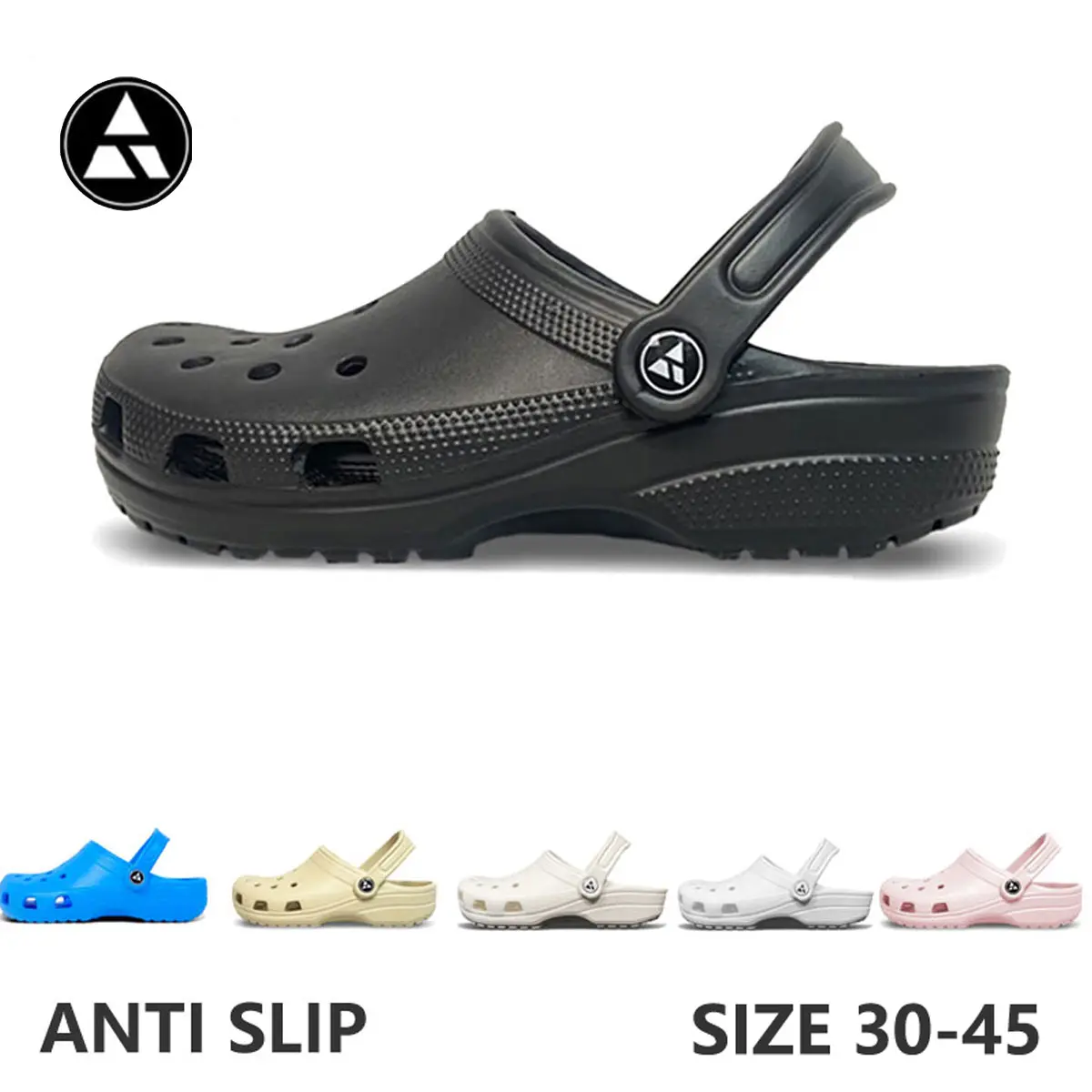 DertA' Sandal Pria Dewasa Kodok Sepatu Selop Sendal Fuji Clog Cewek Casual Fashion Korea Baim Kekinian Size 36-41 Couple Karet Wanita