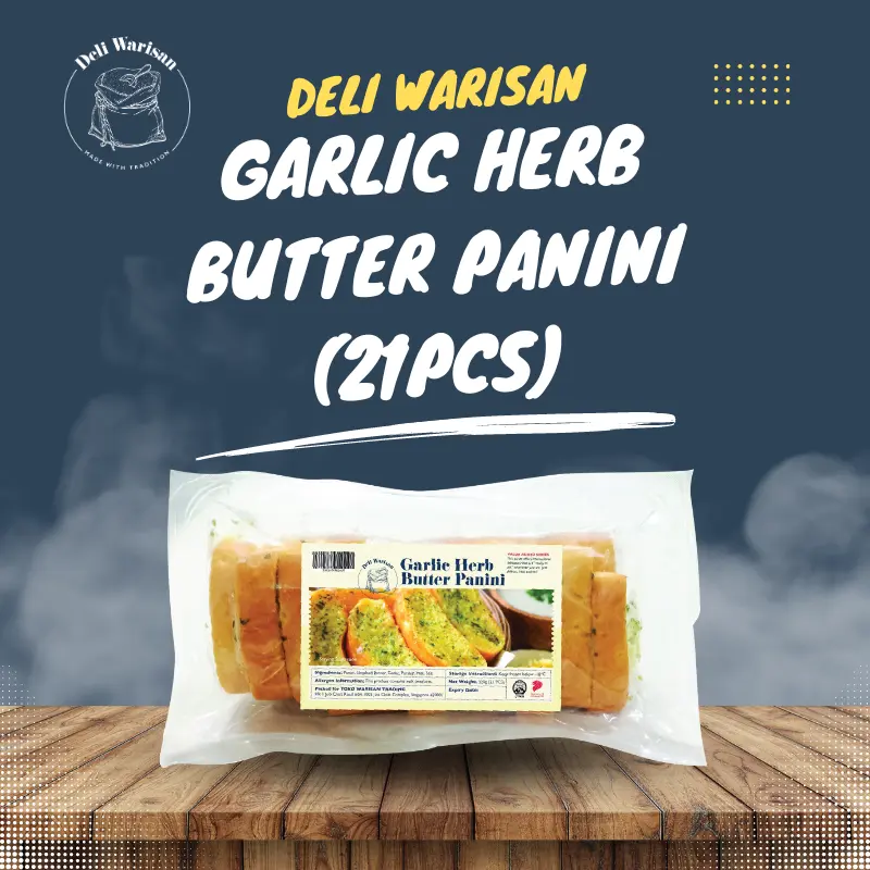 Deli Warisan Garlic Herb Butter Panini (21pcs)