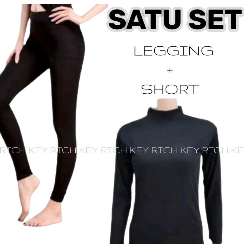 PAKET 2 PCS STELAN MANSET LENGAN PANJANG KRAH TINGGI KAOS MANSET KT 0