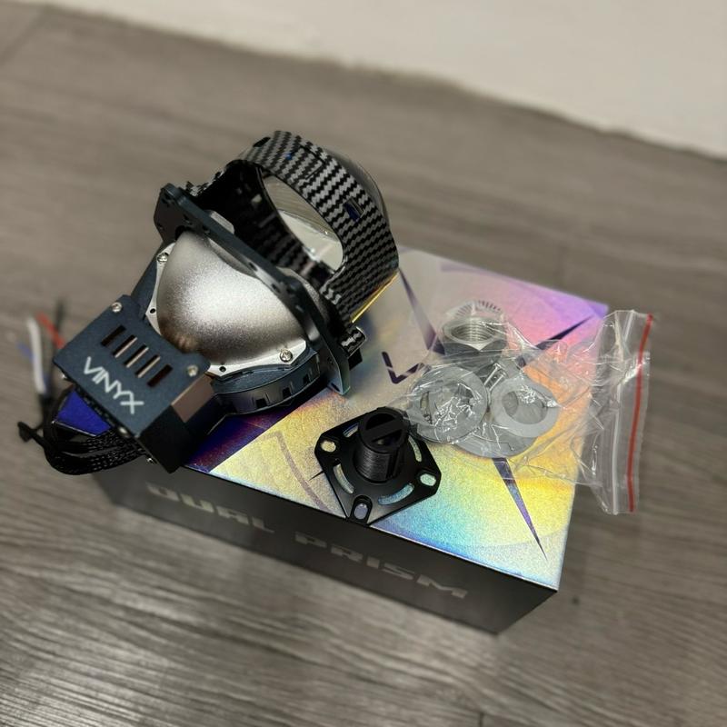 VINYX VR1 DUAL PRISM 80WATT BILED 3 INCH PURPLE LENS HEADLAMP Car Lampu 2