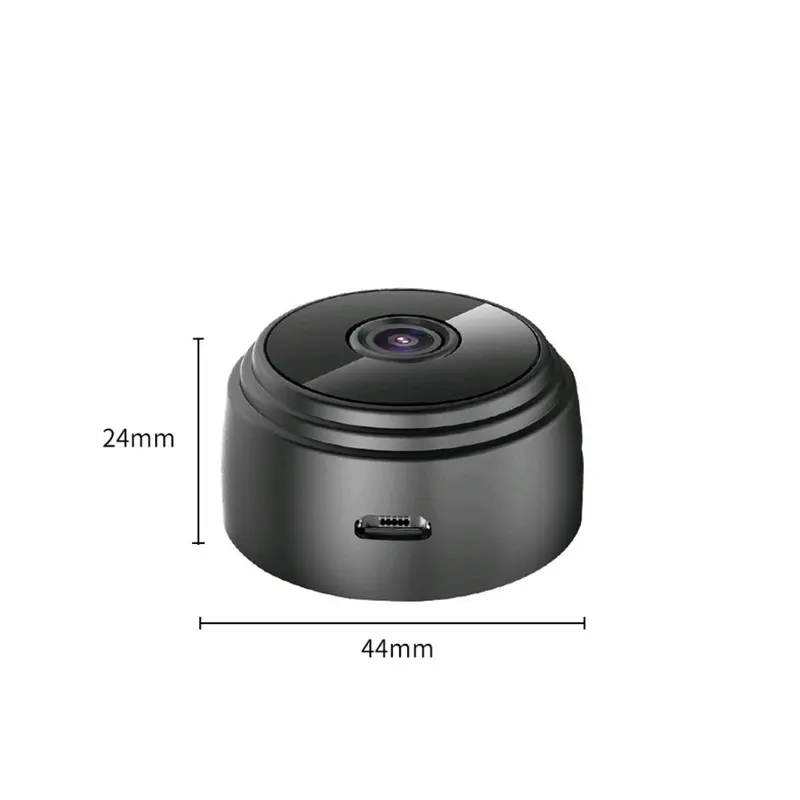 Taffware Mini WiFi IP Camera CCTV Wide Angle Nightvision 1080P - A9NV - Black 5