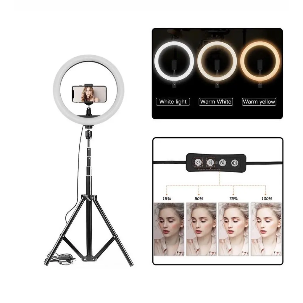 PROMO CUCI GUDANG PAKET FULLSET RINGLIGH26CM/30CM+HPHOLDER+TRIPOD