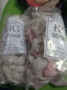 Product Review of Kerupuk upil pasir Sangrai HG Gehger 100Grm Camilan Cemilan Kering Keripik Food Snack Cikur Merah Putih Makanan upil pasir from y**h m**h 1
