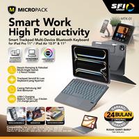 Gambar Micropack Multi-Device Bluetooth Keyboard for iPad Air/Pro 11" (Grey) - MTK-01 - MTK-01-AIR dari Micropack Indonesia Kota Administrasi Jakarta Pusat 1 Tokopedia