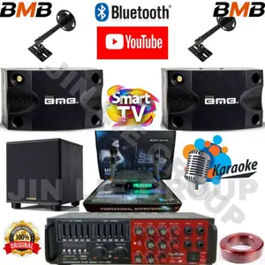 🍊 🍊   Grosir Paket Karaoke BMB 8" Sub 12" Mic Wireless