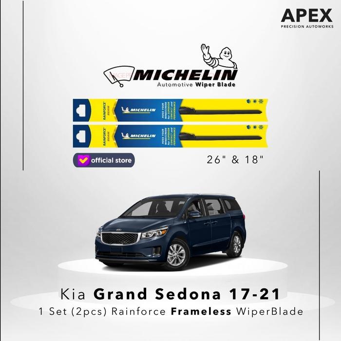 Gambar MICHELIN FRAMELESS WIPER BLADE GF63 FOR KIA GRAND SEDONA 2017 - 2021 dari APEX PRECISION AUTOWORKS Kota Tangerang Tokopedia