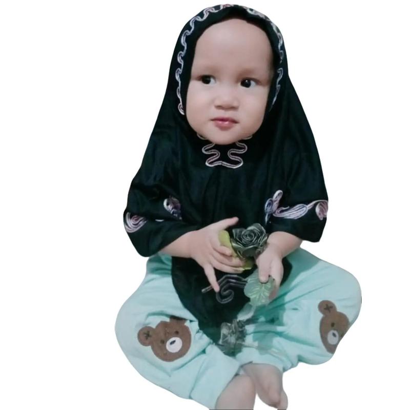 Hijab anak bayi perempuan jilbab bergo anak jersey kerudung anak sekolah SD Hijab balita lucu.. Muslim Instan Nyaman Cantik Segitiga Variasi 2