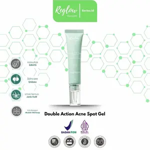 [COD] Reglow Double Action Acne Spot Gel Obat Totol Jerawat Menghilangkan Bekas Jerawat Meredakan Kemerahan