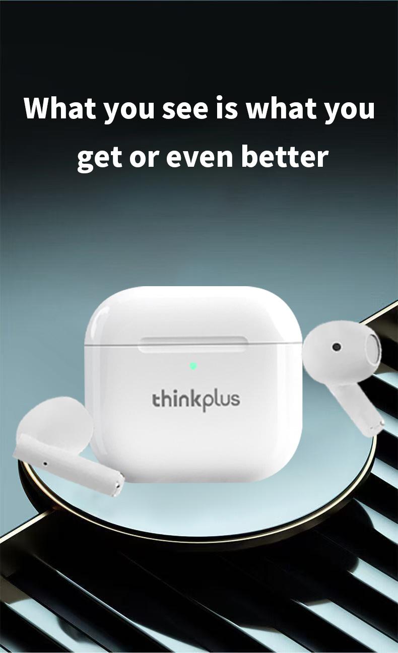 Lenovo thinkplus AI 2026 New Air Pro True Wireless Bluetooth Earphone Headphone Suara HiFi Latensi Rendah Pengurangan Kebisingan Earbud untuk iPhone Android