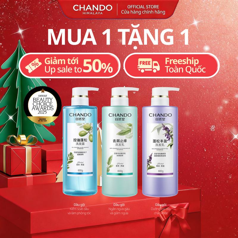 CMD - MUA 1 GỘI TẶNG 1 XẢ DẦU GỘI CHANDO Himalaya các loại chuyên biệt cho các vấn đề về tóc 600ml chai