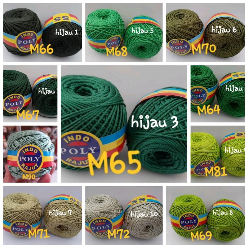 Benang rajut polyindo kilap 2