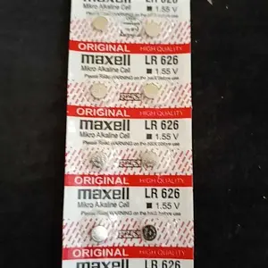 1 lembar batre LR626 batre jam tangan LR 626 / 377 ma-Sell murah  Watch battery Merah