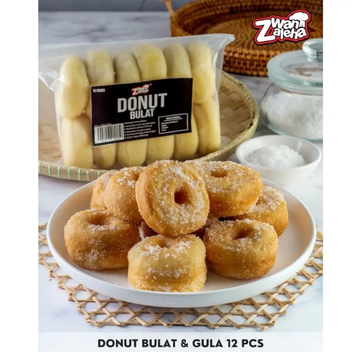 Wan Zaleha, Donut Bulat, HOT SELLING (2 Packs)