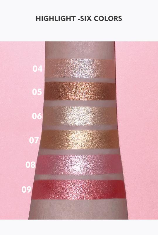 Product Introduction of 13 Color Blush Makeup Blush Contour Shimmer Highlight Face Makeup Nourishing Waterproof Long-lating Multi-Function Soft Shadow Cosmetics 41