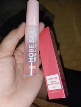 Product Review of HOBE BAR Probiotic Oral Spray - Sugar-Free, Alcohol-Free, and Preservative-Free, Peach Mint Flavor for Fresh Breath (20 ml) hobe  bar pewangi mulut semprot mouth spray parfum  mulut Liquid from S**🦋 3