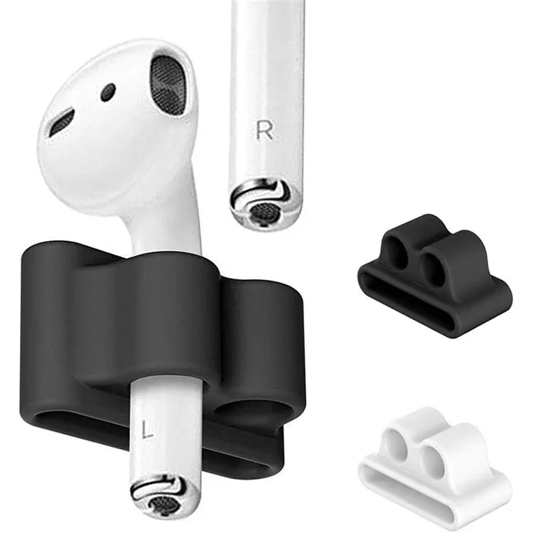 Wholesale earphone holder silicone case air pods anti lost watch band holder for airpods pro 3 2 1