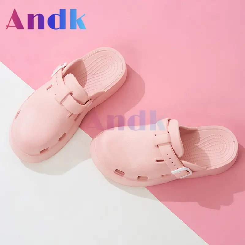 Andk 2025 Sandal Wanita Wedges Korea Sandal Slop Premium Platform Sandal Wanita Sepatu ibadah Muller Clogs Cewek Sendal 4
