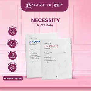 Madame Gie Necessity Sheet Mask - Masker Perawatan Wajah