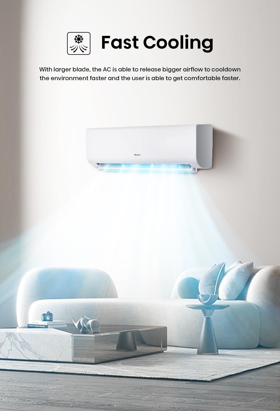 [2026 Series] Hisense X5TUA R32 5 Star Inverter Aircond AS10X5TUA ...