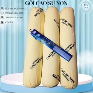 GỐI ÔM CAO SU NON AMERICAN HÀNG CAO CẤP ÊM ÁI SIZE 35x100cm